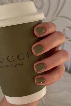 Classic Nail Designs, Olive Nails, Minimal Nails, Casual Nails, Her Nails, Classic Nails