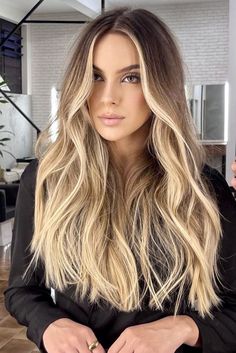 Brown Hair Dark Roots, Sunkissed Hair Blonde, Grown Out Blonde Hair, Dark Roots Blonde Hair Balayage, Hair Dark Roots, Blonde Hair Balayage, Balayage Ombre Hair, Roots Blonde Hair, Sunkissed Hair