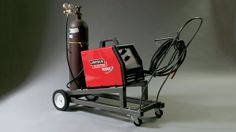 an image of a fire extinguisher on wheels