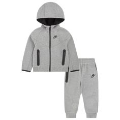 Nike Tech Fleece Tracksuit, Nike Sportswear Tech Fleece, Young Athletes, Nike Tech Fleece, Nike Tech, Tech Fleece, Grey Nikes, Kids Nike, Full Zip Hoodie