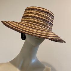 A Must For Any Summer Day, Beautiful Straw Hat New With Tags Fast Shipping Bundle And Save Happy Poshing One Size Brown Straw Hat, Brown Flat Brim Boater Hat For Summer, Brown Sun Hat With Short Brim, One Size, Brown One Size Straw Hat, Brown Spring Boater Hat With Curved Brim, Brown Summer Hat, One Size Fits Most, Spring Brown Boater Hat With Curved Brim, Brown Short Brim Straw Hat For Spring, Casual Brown Sun Hat One Size