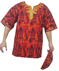 Kente Print, African Shirts For Men, Afrikaanse Mode, African Clothes, African Shirts