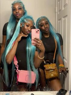 Bestie Wig Ideas, Matching Wigs With Bestie, Exotic Wig Colors, Lace Front Wigs For Black Women Style, Colored Wigs On Dark Skin, Wig Colors Black Women, Wig Color Ideas, Wigs For Black Women Color