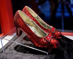 Judy Garland Ruby Slippers Wizard Of Oz Shoes, Dorothy Shoes, Most Expensive Shoes, Diamond Shoes, Expensive Shoes, Judy Garland