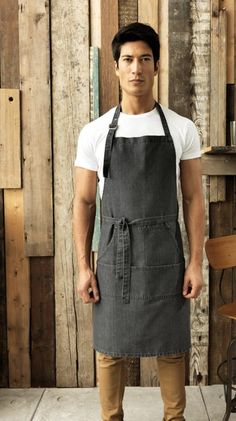 Staff Tshirt Ideas, Boho Restaurant, Male Uniform, Restaurant Server, Restaurant Staff, Salon Uniform