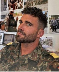 Police Haircut Men, Old Men Aesthetic, Military Haircut For Men, Old Man Aesthetic, Hot Old Man, Military Haircuts Men, Boys Haircut Styles, 남성 근육, Military Hair