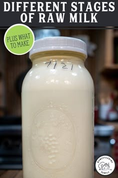 a glass jar filled with liquid sitting on top of a wooden table