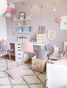 A Scandinavian style Shared Girls' Room - by Kids Interiors Amelie Room, Design Ložnic, Shared Girls Room, Girl Bedrooms, Cute Bedroom Ideas, Pink Bedrooms, Girl Bedroom Designs, Daughters Room