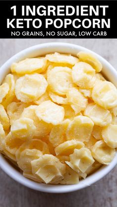 a bowl filled with sliced bananas on top of a table