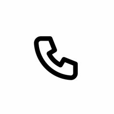 the phone icon is black and white, with an arrow pointing up to it's receiver