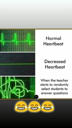 an ad for normal heart beat with three smiley faces