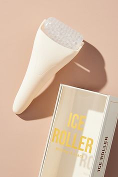 Place this ice roller in the freezer for 15 minutes, then roll it across your face - up and down and side to side - to help soothe, de-stress, and de-puff. | Ice Roller by Pinch Provisions in White at Anthropologie Skin Care Roller, Men Skin Care Routine, Ice Roller, Jelly Bag, Face Roller, Side To Side, Facial Roller, No Eyeliner Makeup, Skin Care Serum