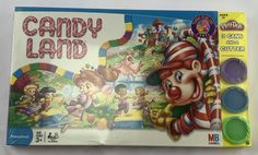 the candy land game is in its box