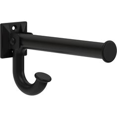 PRICES MAY VARY. USE ANYWHERE: Maximize organization in small spaces with wall-mounted coat hooks DIMENSIONS: Coat hook measures 6.52-in H x 1.81-in L x 3.21-in D FINISH: Black finish offers a dramatic deep matte tone that makes a bold statement in any room BUILT TO LAST: Durable metal coat hooks withstand the daily grind COORDINATE: This classic design adds sophisticated elegance to your room decor STRONG: Weight capacity is 35-lbs (or an average cinder block) when mounted properly INSTALL: Inc Black Hooks, Hanger Clothes, Towel Organization, Bathroom Hallway, Black Hook, Wood Studs, Hook Wall, Vertical Storage, Hanging Hooks