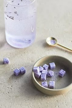 French Lavender Cocktail Sugar Cubes | Anthropologie Midnight Margaritas, Lavender Cocktail, Virgin Drinks, Lavender Recipes, Butterfly Pea Flower, Sugar Cubes, Butterfly Pea, Pea Flower, Lavender Farm