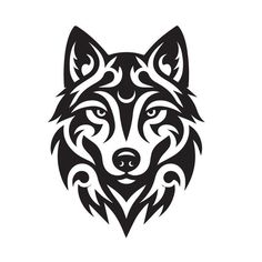 Celtic Wolf Tattoo, Wolf Stencil, Calf Tattoo Ideas, Druid Symbols, Typography Tshirt Design, Pet Project, Wolf Silhouette, Wolf Tattoo Design, Laser Art