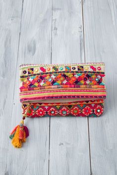 Need excellent ideas on fashion? Head to my amazing website! Embroidered Pouch, Hippie Accessories, Sac Diy, Crafty Diy