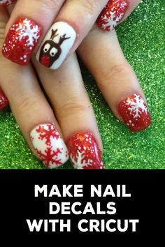 How to Make Nail Decals With Cricut How To Make Nail Stickers With Cricut, Nail Stickers Designs, How To Cut Nails, Nail Stickers Decals