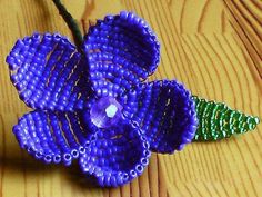 Free Jewellery Making Tutorials, French Beaded Flowers, Flowers Images, Beading Patterns Free, Seed Bead Tutorial, Beadwork Patterns