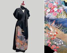 Japanese Kimono/ Iro-uchikake/ Silk Kimono/ Showa Period 1926-1989 - Etsy UK Womens Jackets, Silk Kimono, Japanese Kimono, Latvia, Kimonos, Cherry Blossom, Period, Blossom, Cherry