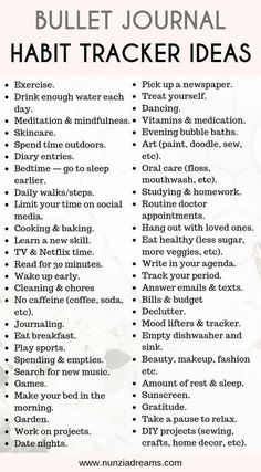 #digitaljournals #motivationalplanners #planneraddict #goalsetting #dailyplanning #bulletjournal #productivitytips #organizationgoals #timemanagement Good Habits To Start In Your 30s, What Would Make Today Great List, Morning Routine Habit Tracker, Daily Habit Tracker Ideas, Productive Journal Ideas, Habits Tracker Ideas, Things To Track In Bullet Journal, How To Start A Bullet Journal Inspiration, Goal Tracker Ideas