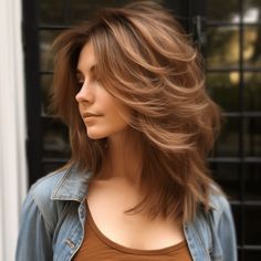 Playful Hairstyles, Hairstyle Ideas Easy, Medium Layered Hair, Trendy Hairstyle, Shoulder Length Hair Cuts, Hair 2024, Easy Hairstyle, Haircuts Straight Hair, Tone Hair