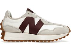 Buy and sell StockX Verified New Balance shoes on StockX including the New Balance 327 Moonbeam Classic Burgundy (Women's) and thousands of other sneakers with price data and release dates. New Balance 327 Moonbeam, Styling Sneakers, Tennis Shoes Casual, Shoe Goals, Burgundy Sneakers, New Balance Style, Cap Toe Shoes, New Balance 327, Sneakers Adidas