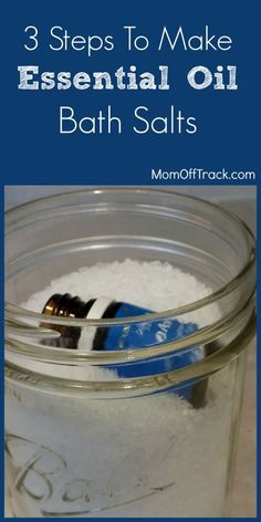 Diy Bath Salts With Essential Oils, Essential Oil Bath Salts, Diy Bath Soak, Essential Oil Bath, Bath Salts Diy, Essential Oils Bath