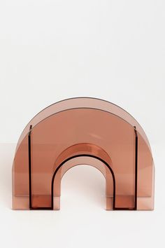 Mika Acrylic Arch Vase Arch Vase, Sculptural Decor, Acrylic Arch, Shelf Modern, Acrylic Vase, Curved Furniture, Arch Shape, Natural Teak Wood, Wooden Console Table