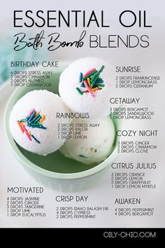 Bath Bomb Recipe, Essential Oil Bath, Essential Oils Bath