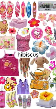 Tropical Outfits, Images Hello Kitty, Estilo Harajuku, Coconut Dream, Barbie Summer, Tropical Fashion, Gyaru Fashion, Hello Kitty Items