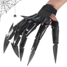 US $10.30 50％ Off | Halloween Decoration Articulated Fingers Flexible Joint Finger Halloween Party Cosplay Costume Props Horror Ghost Claw Gloves Claw Hands, Ghost Hands, Punk Gloves, Claw Gloves, Black Technology, Futuristic Motorcycle, Gloves Black, Fashion Suits For Men, Black Dragon