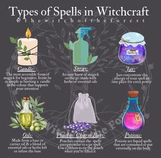 Hedge Witch Spells, How To Do Witchcraft Spells, White Witch Spells For Beginners, Simple Spells For Beginner Witches, Types Of Spells Witchcraft, Spoken Spells, Different Types Of Spells, White Witch Spells