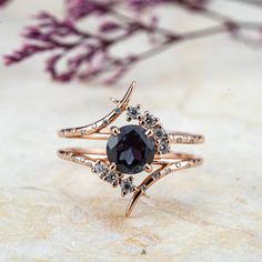 Interstellar Art Alexandrite Ring Engagement Rings custom handmade gold ring for women gift Starry Aesthetic, Interstellar Art, Rutilated Quartz Ring, Art Ring, Alexandrite Engagement Ring, Alexandrite Ring, Engagement Rings Bridal Sets, Band Design, Gothic Rings