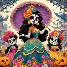 PRINCESAS DISNEY DIA DE MUERTOS, CREADAS CON INTELIGENCIA ARTIFICIAL 4 Town Turning Red, Skull Tattoo Designs, Dia De Los Muertos Decorations Ideas, Sugar Skull Tattoo, Halloween Tips, 4 Town, Disney Fantasia, Mexican Culture Art