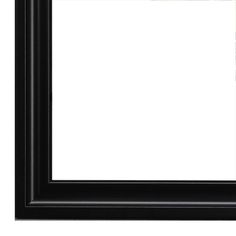 an empty black frame on a white background