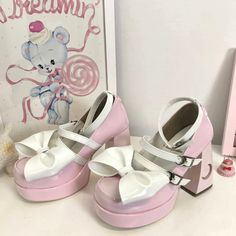 𝒜𝒷ℴ𝓊𝓉: Upper Material: PU Leather Heel Height 4.33‘’/11cm, Platform Height 0.79''/2cm Detachable bow, customized star and moon buckle Star and moon cut-out heel ♡ 𝓈𝒾𝓏𝒾𝓃ℊ ♡ US Size(default) 5 5.5 6 6.5 7 7.5 8 8.5 9 9.5 10 UK 3 3.5 4 4.5 5 5.5 6 6.5 7 7.5 8 EU 35-36 36-37 36-37 37-38 37-38 38-39 38-39 39-40 39-40 40-41 41-42 CM/JP 22 22.5 23 23.5 23.5 24 24.5 25 25 25.5 26 CN 34 35 36 37 37.5 38 39 39.5 40 41 42 Harajuku Style Heels For Summer Parties, Trendy Pink Heels With Bow, Summer Harajuku High Heels, Harajuku High Heels For Summer, Harajuku Ankle Strap Heels For Party, Pink Harajuku Heels For Party, Pink Harajuku Style Party Heels, Harajuku Style Pink Party Heels, Harajuku Platform Heels For Party