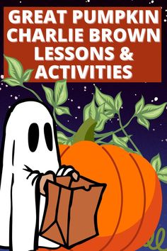 the great pumpkin charlie brown lessons and activities