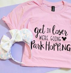 Disney Mean Girls, Disney Closet, Funny Disney Shirts, Disney Parque, Get In Loser, Spaceship Earth, Funny Disney