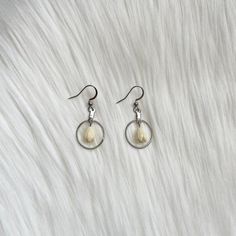 - Hawaii Silver Plated Hawaiian Floral Pikake Flower Dangle Drop Hoop Bead Dainty Earrings Dangle Earrings | Present For Her | Christmas Present - Gold Plated - 1.5 Inches In Length - Pearl Bead - B2512 Pikake Flower, Present For Her, Presents For Her, Dainty Earrings, Bead Earrings, Christmas Present, Earrings Dangle, Pearl Beads, Beaded Earrings