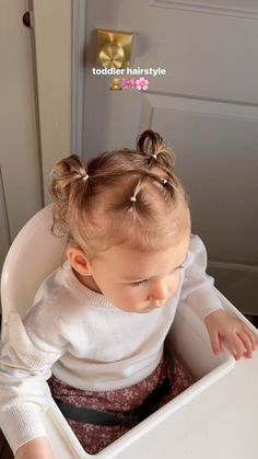 Audrey Anne Jean | Baby/Toddler hairstyle🫶🏼 Save for later! • • • #Babyhairstyles #Babyhair #Babygirl #Babyhairtutorial #Girlshairstyles #Babygirlstyle… | Instagram Hair Styles For 1 Year Baby Girl, Baby Girl Hairstyles For Short Hair, Halle Hair, Baby Hairstyles Girl, Infant Hairstyles, Babygirl Hairstyle, Aria Hair, Baby Hairstyle