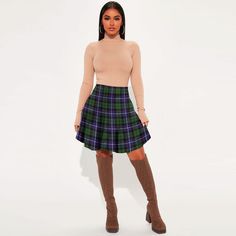 Scottish Galbraith Modern Clan Tartan Womens Mini Skirt Tartan Plaid Skirt Details : Soft, comfortable, breathable, skin-friendly, pleasant to touch and wear, makes you feel good. Fabric: Microfiber (95% polyester, 5% spandex). Regular fit. Waist elastic band. Fabric weighs 180g/m². Care Instructions: machine wash cold with similar colors, no bleach, tumble dry low, no ironing, no dry cleaning. Womens Mini Skirt, Tartan Mini Skirt, Skirt Details, Plaid Skirt, Plaid Skirts, Tartan Plaid, Elastic Band, Tartan, Feel Good