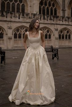 informal wedding dress Champagne Dress Couture, Tulle Bridal Dress, Corset Engagement Dress, 80s Wedding Dress Vintage, Silk Taffeta Wedding Dress, Champagne Engagement Dress, Big Skirt Wedding Dress, A Line Beaded Wedding Dress, 18th Century Wedding Dress