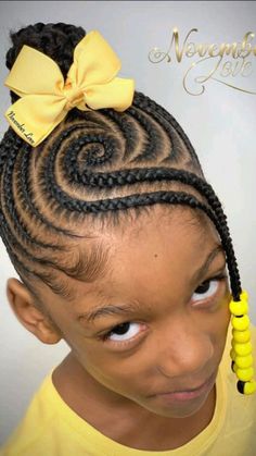 Hairstyles With Heart, Girls Protective Hairstyles, Braided Hairstyles 2023, Braided Hairstyles With Beads, Princess Chronicles, Hairstyles With Beads, Cornrow Designs, Plait Styles