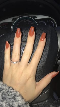 Orange Nails Coffin, Burnt Orange Nails, Fall Pedicure, Fall Wedding Nails, Orange Acrylic Nails, Pumpkin Spice Everything Nice, Nails Orange, Pedicure Colors, Pumpkin Spice Everything