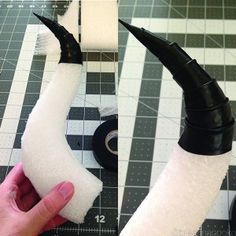 How to make Maleficent Horns Maleficent Horns Template, Maleficent Horns Drawing, How To Make Maleficent Horns, Diy Dragon Horns Headband, Diy Malificiant Costume, Diy Maleficent Costume Women, Easy Maleficent Costume, Melifesent Costume Diy, Malificent Head Piece