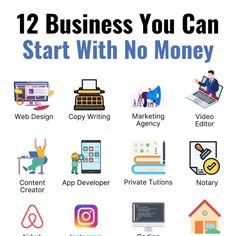 the 12 business you can start with no money