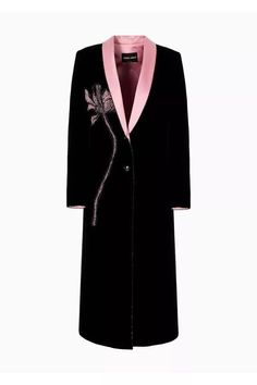 Pink And Black Abaya, Velvet Abaya, Embellished Coat, Black Velvet Coat, Abaya Collection, Abaya Designs Latest, Embroidery Coat, Velvet Embroidery