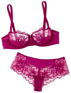 Pretty! Gorgeous Lingerie, Purple Lingerie, Simone Perele, Pink Lingerie, Adriana Lima