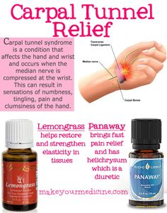 Carpal Tunnel Carpal Tunnel Relief, Essential Oils For Pain, Oil Remedies, Living Essentials Oils, Healing Oils